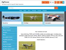Tablet Screenshot of bigplanes.nl